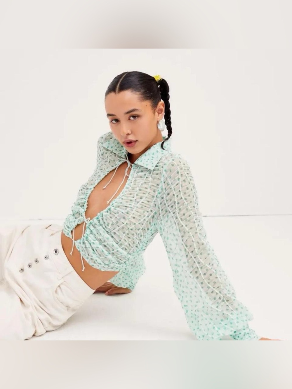 For Love And Lemons Drea Crop Top Size XS NWT